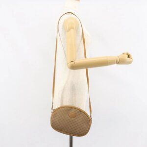 GUCCI Micro GG Supreme Shoulder Bag PVC Beige Gold 007 89 1113 Auth 151541